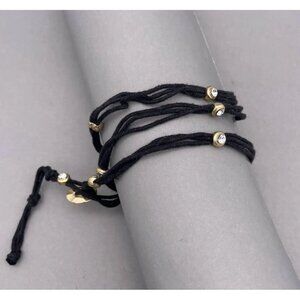 Marlyn Schiff String Adjustable crystal Bead Bracelet 24 to 26 Inches